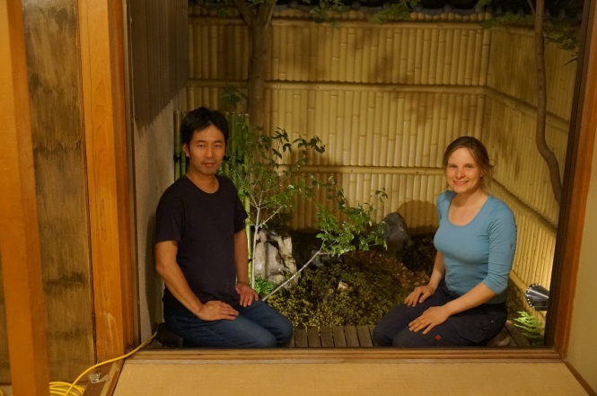 With Mamezen owner Minoru Yonekawa (実米川)